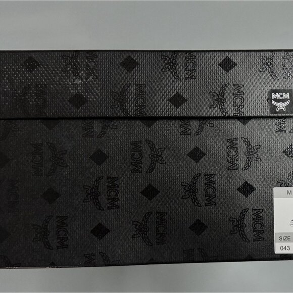 MCM Mens Terrain Derby Visetos Cognac Low Top Sneakers US 10 EU 43 - Picture 6 of 6